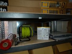 *Three Integrated Wall Cabinet Lights, Underfloor