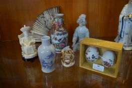 Eastern Ornaments, Vases, and Figures, etc.