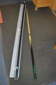 Cased Snooker Cue by BCE Custom Cues