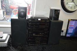 Pioneer Audio System with Extra Speakers, etc.