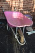 Pink Garden Wheelbarrow