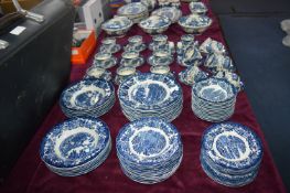 Palissy Royal Worcester Spode Blue & White Dinner