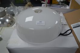 *White Glass Pendant Light