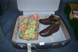Vintage Revelation Suitcase Containing Ladies Boot