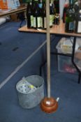 Copper Posher and a Galvanised Mop Bucket