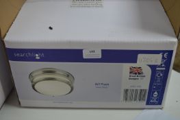 *2LT Flush Ceiling Light in Satin Silver Finish