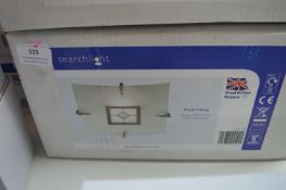 *Flush Fitting Antique Brass Tiffany Style Glass L