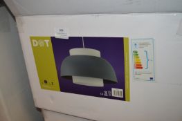 *Dot Cold Grey Glass & Metal Pendant Lamp