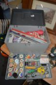 Sewing Box and Contents