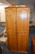 Pine Double Wardrobe