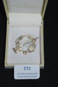 Celtic Design 925 Sterling Silver Brooch