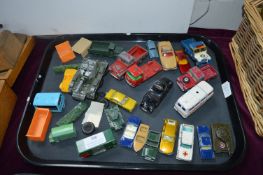 Diecast Corgi, Matchbox, and Spot On Vehicles etc.