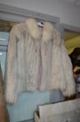 Vintage Arctic Fox Coat Size: 14 by Saga Fox