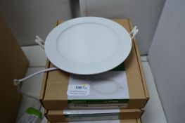 *Project Round Recessed 15w Panel Light x4