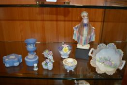 Decorative Pottery Including Wedgwood Blue & White