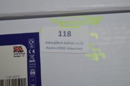 *LED 2LT Bathroom Wall Light in Chrome and White