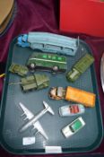 Vintage Dinky Diecast Vehicles; Car Transporter an