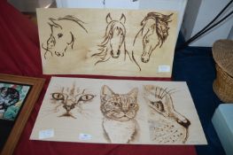 Two Hand Pyrography Boards