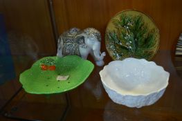 Beswick Cabbage Dish, Wedgwood Cabbage Bowl, plus