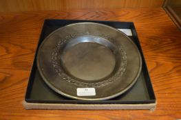 Clazidio Design 1970's Signed Pewter Plate