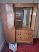 Retro G-Plan Teak Vanity Unit Comprising Single Wa