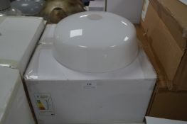 *White Glass Pendant Light