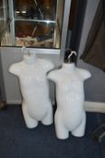 Two Child Half mannequins