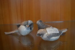 Two B&G Denmark Bird Figures