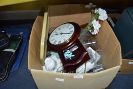 Household Goods; Clocks, Pottery, Glassware, etc.