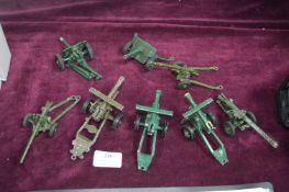 Vintage Diecast Model Military Guns