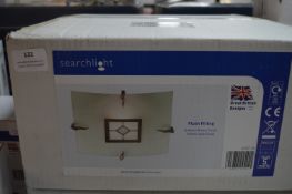 *Flush Fitting Antique Brass Tiffany Style Glass L