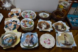 Large Collection of Wall Plates Including Royal Do