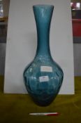 Large Green Studio Glass Vase