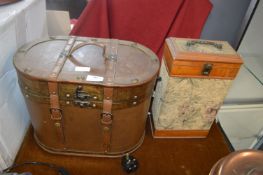 Vintage Leather Case and Contents of DVDs, plus a