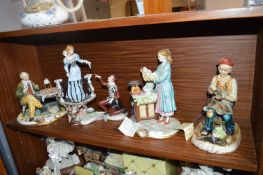 Four Capodimonte Ornaments