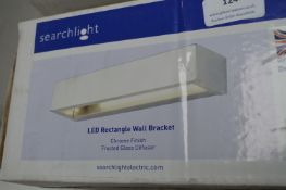 *LED Rectangle Wall Bracket in Chrome Finish