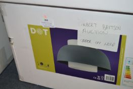 *Dot Cold Grey Glass & Metal Pendant Lamp