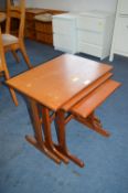 Retro Teak Nest of Three Tables