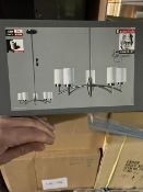 *3 spot bow lights (approx 62) valdemar ceiling lamp (approx 9)