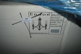 *Eighteen Endon 184-3 Matt Black Ceiling Lights