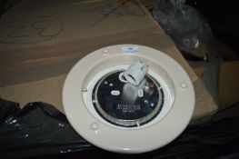 *Beige rimmed wall light (approx 220)