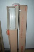 *2 Non-Corrosive 5ft Fluorescent Light Fittings
