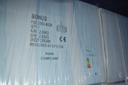 *8 Bonus Electrical Model: FSC-2353-40CR Cream Pendant Light Fittings with Shades