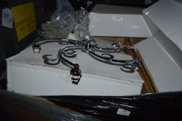 *Pallet of ~19 Chrome Ceiling Lights