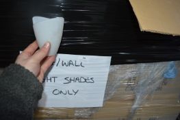 *~1900 Ceiling/Wall Light Frosted Glass Shades