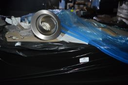 *~600 Matt Chrome R63 Eyeball Downlights