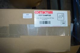 *Box of 100 Contactum REF3346 PSB 13a Single Sockets
