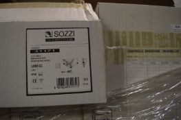 *~180 Sozzi 31171 Half Moon Wall Lights