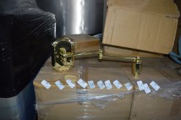 *Box of 20 Cantilever Polished Brass Lamps