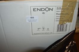 *Pallet of 25 Endon Monroe 3-Bar 3-Channel Chrome